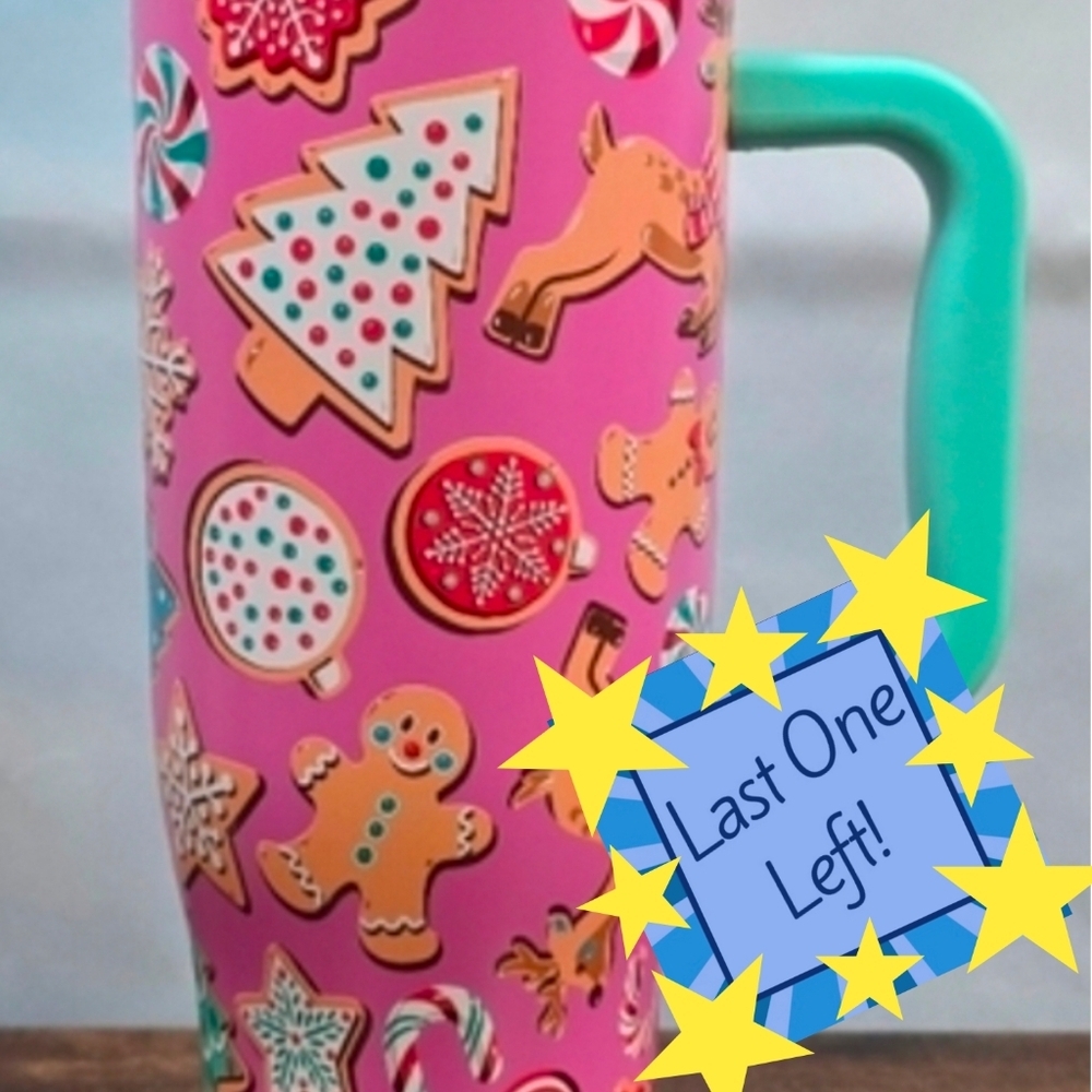 Simply Southern | NWT! Simply Belle Gingerbread Christmas Cookies 40oz. Tumbler